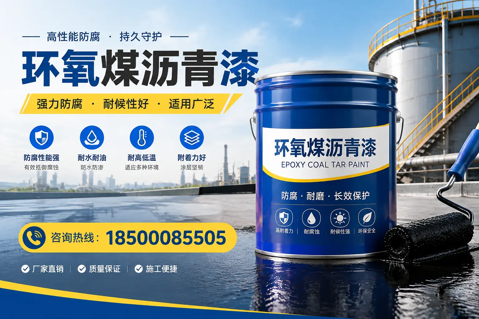环氧煤沥青漆的储存与运输注意事项,可克达拉企业须知